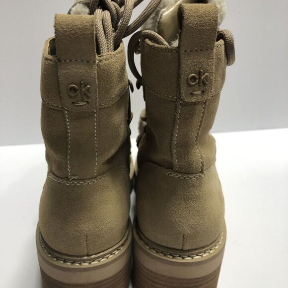 Calvin Klein Women’s Alaina, Lace-Up Boots, Size 8.5M - Picture 4 of 6